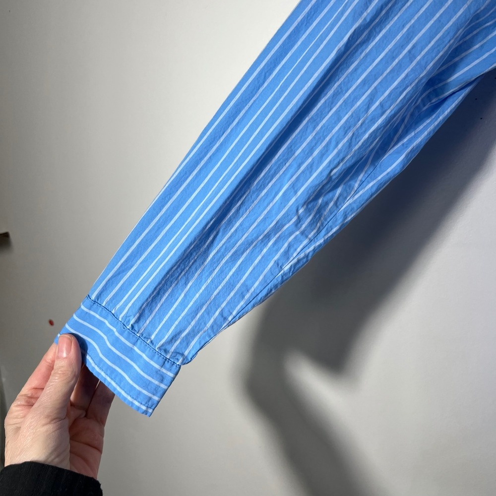 Universal Thread Striped Button Shirt Oversized F… - image 5